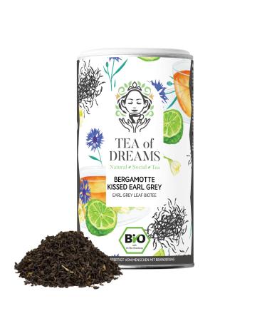 Tea of Dreams Organic black tea | "Bergamot Kissed Earl Grey" | Earl Grey Leaf Biotee | Loose leaf tea | 130 g