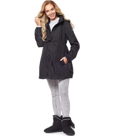 Be Mammy Maternity Jacket BE20-213 in Black - Women's Pregnancy Outerwear - Buy Online on GoSupps.com