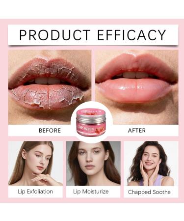 Natural Lip Scrub - 30g Softening Nourishing and Moisturizing Treatment - Moisturizing Scrub for Daily Routine Makeup Preparation Travel Morning Evening and Winter - Buy Online on GoSupps.com