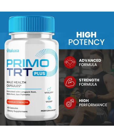 (2 Pack) Primo TRT Pills PrimoTRT Maximum Strength Supplement Capsules - Primol PrimeTRT Advanced Blend Premium Prime Natural Performance Formula PrimaTRT Review (120 Ct) - Buy Online on GoSupps.com