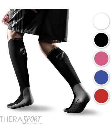TheraSport Large White Athletic Performance Socks | 20-30mmHg Moderate Compression - Buy Online on GoSupps.com