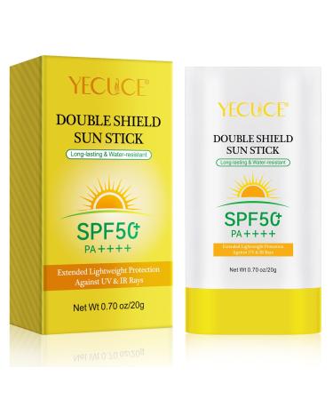 MXCZBSM Sun protection stick 20 g invisible UVIR protection SPF50+ 80 min water resistant natural formula with avocado oil and plant extracts compact & mobile
