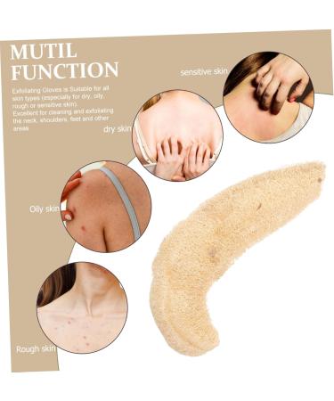 Buy 1pc Natural Loofah Bath Sponge - Soft Body Powder Puff for Smooth Skin | Portable Bath Supplies - Buy Online on GoSupps.com