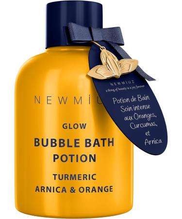 Nutritious Bubble Bath - Turmeric Orange Arnica Essential Oil - Skin Healing & Relaxing Spa Gift - Buy Online on GoSupps.com