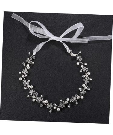 MERRYHAPY 1 PC Plum Blossom Rhinestone Hair Band Novel Headdress Bridal Silver Vines Charming Headband Rhinestone Headbands for Women Hair Bands for Womens Hair Elegant Headband Hair Jewelry - Buy Online on GoSupps.com
