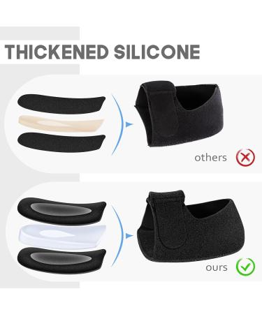 Perfectis Gel Heel Cups for Plantar Fasciitis & Achilles Tendinitis - Black (M 6-10 / W 6-11) - Buy Online on GoSupps.com