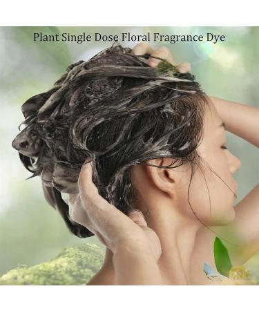 PEAKSEE Natural Plant Hair Color Plant Floral Scented Hair Color Plant-Based Bubble Hair Color Long Lasting Hair Color Shampoo for Gray Hair - Buy Online on GoSupps.com