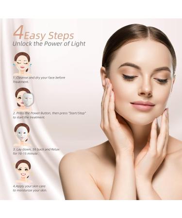 Buy Houzzi LED Face Mask | Red & Blue Light Therapy for Radiant Skin - International Shipping Available - Buy Online on GoSupps.com