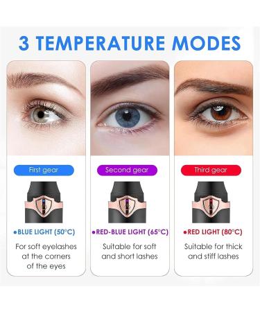 Heated Eyelash Curler Eyelash Curler with Eyelash brush Lash Lift Magic Mascara Electric Heated Eyelash Curler USB Rechargeable Eyelashes Curler Electric Eyelash Tool (Color : White) - Buy Online on GoSupps.com