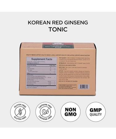 JUNG Kwan Jang Korean Red Ginseng Tonic Pouch (Tonic Mild) 6 Years Korean Red Ginseng, 10 Herbs and Plants for Immune Suuport - Buy Online on GoSupps.com