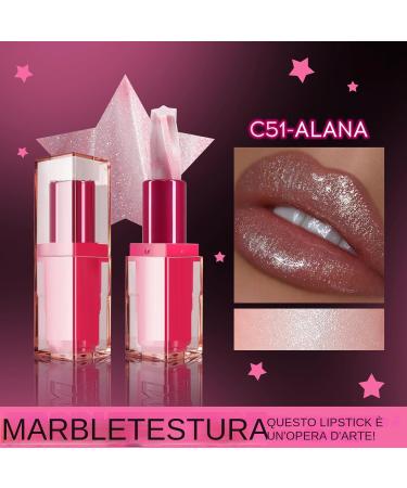 Long-lasting lipstick weightless sparkle balm ultra-vibrant pigment long-lasting color Rattile finish - Buy Online on GoSupps.com
