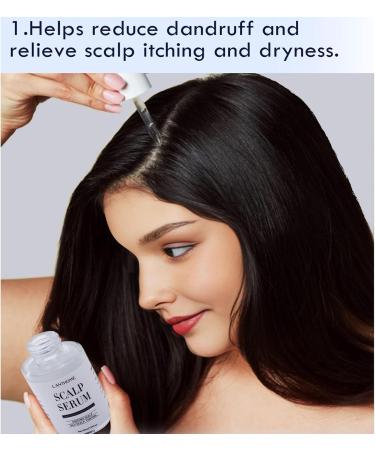 Scalp Serum Moisturizing Scalp and Hair Oil Refreshes and Nourishes Scalp Hair Strength Care Scalp Treatment Soothing Scalp Serum - Buy Online on GoSupps.com