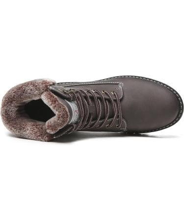 Winter Snow Hiking Work Boots for Women - Size 9, Brown | ANJOUFEMME - Buy Online on GoSupps.com