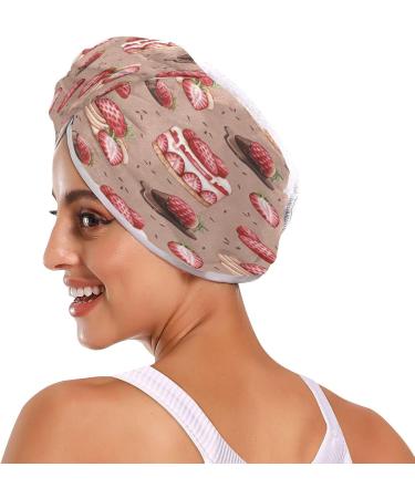 Buy Sweets Dry Hair Cap - 2 Piece Quick Drying Towel Set with Button Headband | Super Absorbent & Comfortable for Every Hair Type - International Shipping Available - Buy Online on GoSupps.com