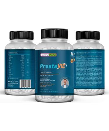 ProstaVie Natural Prostate Complex | Improves Prostate Health & Function | Regulates and Controls Urinary Emergencies | Saw Palm | Reishi | Nettle & Vitamins | 90 Capsules - Buy Online on GoSupps.com