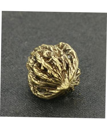 Fomiyes Copper Walnut Khimar Hijab Impact Wood Finger Training Balls | Deep Fabric Foot Massage Device Accessories - 3.5x3cm Golden - Buy Online on GoSupps.com