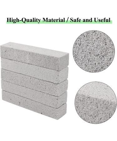 Hatoku 25-Piece Pumice Stone Cleaning Set for Toilet, Bath, Kitchen - Grey Pumice Scouring Pad for Household Cleaning - 5.9 x 1.4 x 0.9 Inches - Buy Online on GoSupps.com