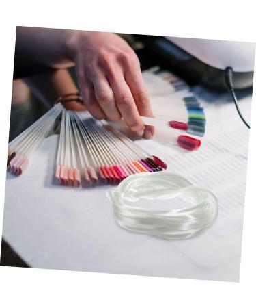 DRESSOOS 1 Fiberglass Nail Fiber Glassine Nail Art Fiber Nail Silk Glases Silk Fiber Clear Glass Manicure Extension Fiber Long False Nails Fiber Nails Nail Salon Supplies Square - Buy Online on GoSupps.com