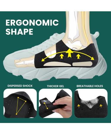 Plantar Fasciitis Heel Protector - Welnove Arch Support Heel Cups for Pain Relief | Cushioned Inserts for Men & Women | International Shipping Available - Buy Online on GoSupps.com