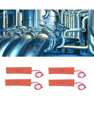 4pcs Silicone Rubber Heating Pad - 12V 20W Heating Mat for Industrial Equipment | Durable & Efficient Heating Solution - Buy Online on GoSupps.com
