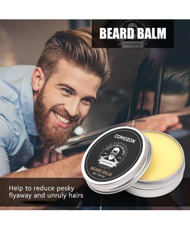 6-in-1 Beard Growth Kit with Oil, Balm, Wash, Brush, Comb & Scissors - Beard Care Gift for Men - Buy Online on GoSupps.com