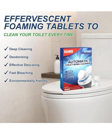 12pcs Toilet Bowl Cleaner Toilet Cleaning Active Tablets Toilet Cleaner Tablets Toilet Limescale Remover Fizzy Foam Toilet Cleaner Bleach Blocks For Toilet Cistern Toilet Deodoriser Bleach Cleaner - Buy Online on GoSupps.com