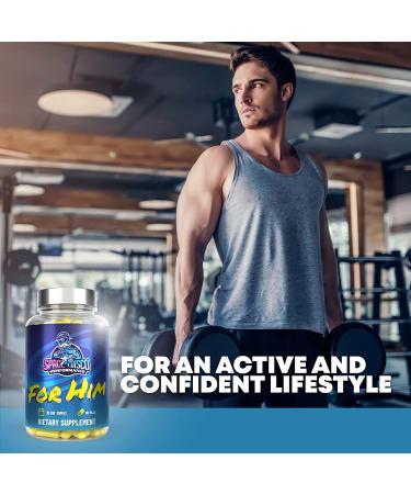 Too Hard Pill for Men - Increase Confidence, Stamina, Energy | Horny Goat Weed | Made in USA (60 Pills) - Buy Online on GoSupps.com