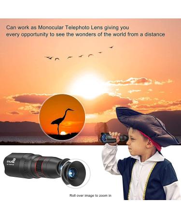 Selvim Phone Camera Lens Kit 4 in 1 - 22X Telephoto, 235 Fisheye, 0.62X Wide Angle, 25X Macro Lens - Compatible with iPhone, Samsung, Android - Buy Online on GoSupps.com