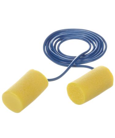3M Ear Plugs 200 Pairs/Box E-A-R Classic Plus 310-1105 Corded Disposable Foam NRR 33 For Drilling Grinding Machining Sawing Sanding Welding Slightly Longer Ear Plug 1 Pair/Poly Bag