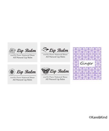 Kare & Child Lip Balm Container - 50 Pack DIY Purple 3/16 OZ | Includes 50 Stickers & Twist Cap - Perfect for Customization & Gifting - Buy Online on GoSupps.com