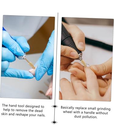 minkissy Nail Polisher Gel Polishing Head Nail Grinding Tools Cuticle Drill Bits Nail Art Accessory Nail Gel Drill Bit Portable Pedicure Polisher Nail Drill Head Plastic Drill Set Manicure - Buy Online on GoSupps.com