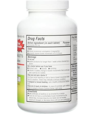 Major Senna Laxative Tablets - 1000 count, 9mg Sennosides, UPC 309046434801 - Buy Online on GoSupps.com