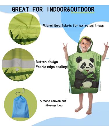 Ultraica Microfiber Baby Bath Towels - 60x60cm Pandas Gold Design for Kids | Soft & Gentle Towels for Girls & Boys - Buy Online on GoSupps.com