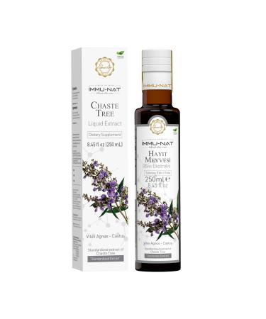 Chaste Tree Berry Extract - 8.5oz - Herbal Menopause & PMS Relief - Alcohol-Free Women's Wellness Supplement