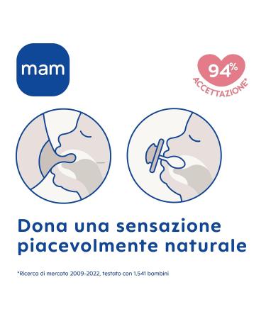 MAM Perfect Night Silicone Pacifier with Holder Skinsoft 6+ Months Light Blue | International Shipping Available - Buy Online on GoSupps.com