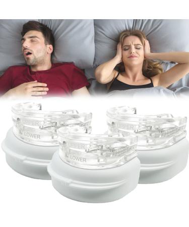Zcomfort Snoring Aid Z Comfort Anti Snore Mouth Guard Zcomfort Snoring Mouthpiece Zcomfort Anti Snoring Mouthguard Snoring Mouth Guard Sleep Better Anti Snoring Devices for Men & Women (3Pcs)