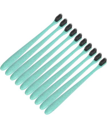 Eco-Friendly Toothbrushes | Disposable Wheat Straw Travel Brushes | 50pcs Portable Oral Care - Buy Online on GoSupps.com
