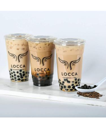 Locca Premium Tapioca Pearls - 14 Oz (10 Servings) with Boba Pearls Recipe Card - Vegan Brown Sugar Boba - Buy Online on GoSupps.com