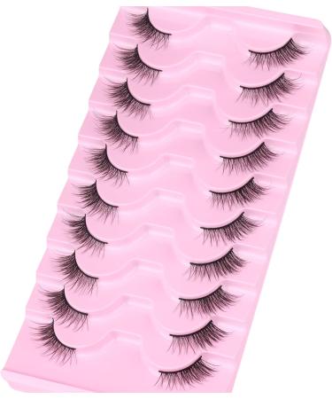 Ruairie Wispy Cat Eye Half Lashes - 10 Pairs of Natural Look False Eyelashes - Buy Online on GoSupps.com