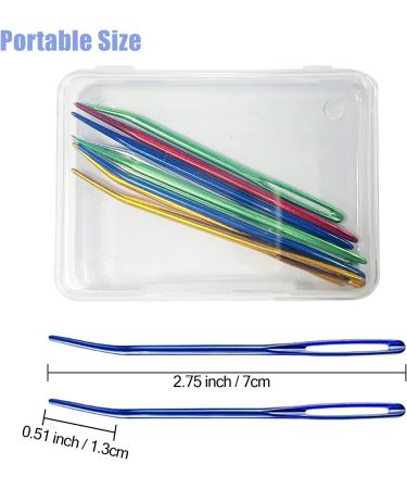 10 PCS Yarn Needles Tapestry Needle Set for Crochet, Sewing, Knitting - Blunt, Curved Stitch Supplies with Storage Case - Buy Online on GoSupps.com