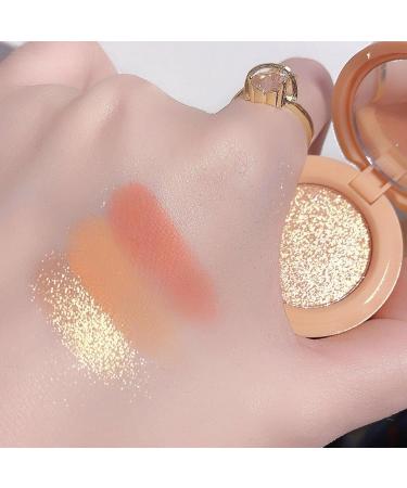 Blush Makeup Palette - 3-Color Blush Palette | Multi-Layer Shape & Highlight Face Blushes Mattes & Highlights for Shimmery Or Matte Finish Shzons 2# Milk Peach - Buy Online on GoSupps.com
