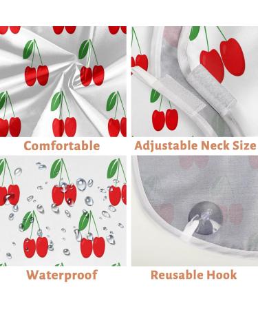 Cherry Beard Bib Apron - Non-Stick Waterproof Hair Catcher for Men | Grooming Cape with Suction Cups | Ideal Gift for Shaving & Trimming - Buy Online on GoSupps.com