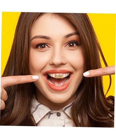 Buy Healeved Individual Fake Braces for Cosplay - Gold-Plated Eco-Friendly Tooth Cover for Adults - Buy Online on GoSupps.com