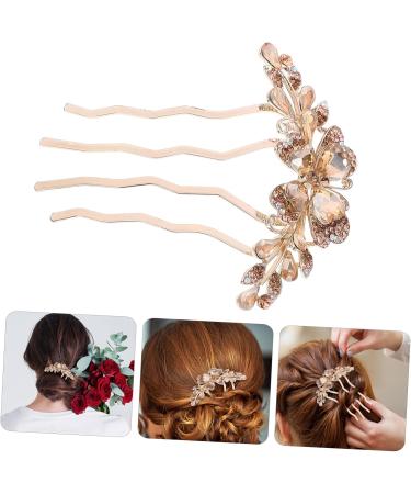 Angoily Hair Comb Hair Accessories for Women Rhinestone Side Comb Rhinestone Hair Pin Hair Accessories for Girls Rhinestone Hair Clips Rhinestone Clips Mother Decorate Korean Version Metal - Buy Online on GoSupps.com