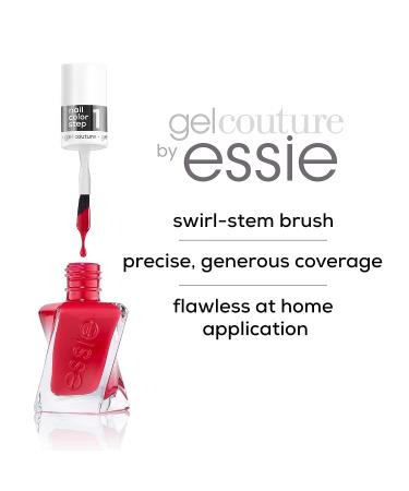 Essie Gel Couture Scarlet Red Nail Polish - Long-Lasting 8-Free Vegan Formula | 0.46 fl oz - Buy Online on GoSupps.com