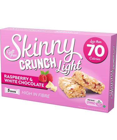 Skinny Crunch Light Raspberry and White Chocolate 10 x 5 x 19g