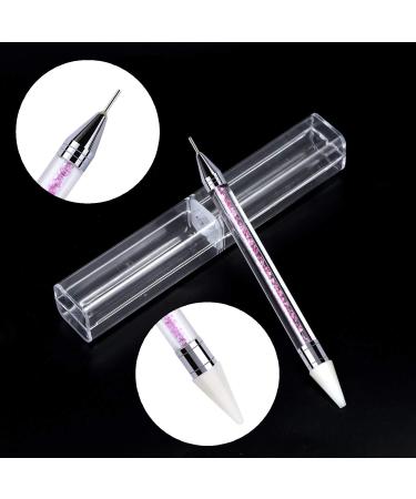 1500-Piece AB Crystal & Clear Rhinestone Nail Art Set with Tweezer & Dotting Pen - Buy Online on GoSupps.com