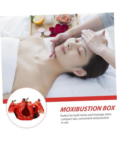 Coolhiya Kasten Moxibustion Box Set - Adjustable Copper Moxa Burner & Holder for Moxibustion Sticks - Ideal Moxa Stick Container - Buy Online on GoSupps.com