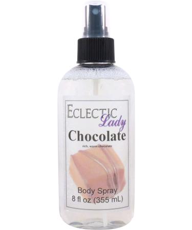 Chocolate Body Spray 8 ounces Body Mist for Women with Clean Light & Gentle Fragrance Long Lasting Perfume with Comforting Scent for Men & Women Cologne with Soft Subtle Aroma For Daily Use Regular Strength 8 Fl Oz (Pack of 1)