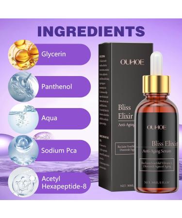 2pc Facial Serum with Glycerin and Peptides - Formula to Help Reduce Appearance of Fine Lines Improves Skin Elasticity Anti-Aging Serum for Face Hydrating & Firming Face Serum - Buy Online on GoSupps.com
